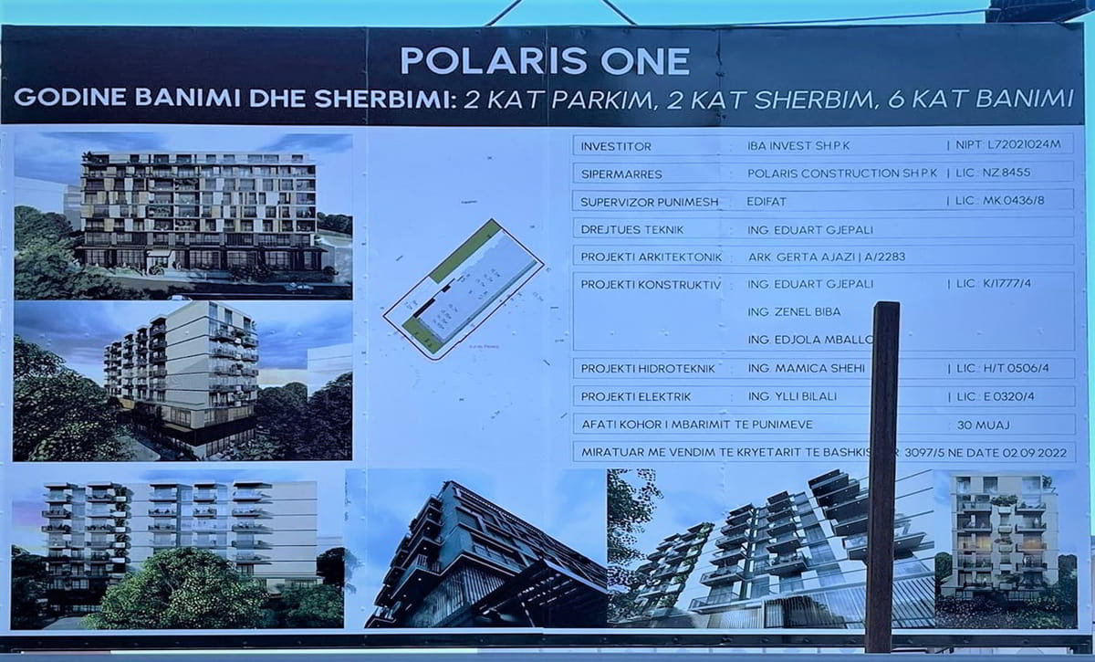 Godine Banimi dhe sherbimi 2 kat parkim, 2 kat sherbim, 6 kat banimi ne Vore